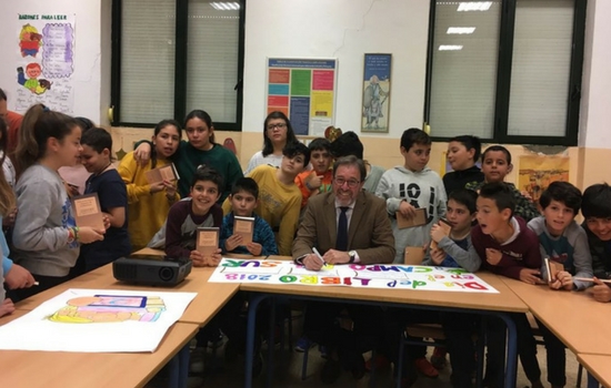 Charla sobre Libros y lectura en el CEIP Campo del Sur de Cádiz
