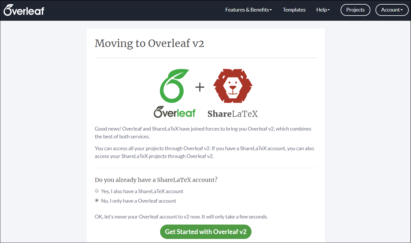 Overleaf – Área de Biblioteca