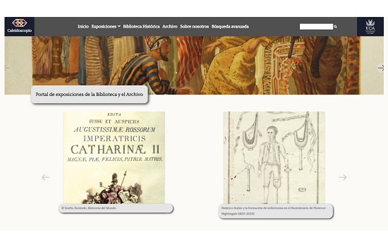 IMG Caleidoscopio : el portal de exposiciones de la Biblioteca y del Archivo de la UCA…