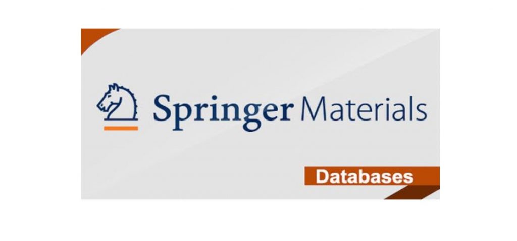 SpringerMaterials disponible en la Biblioteca
