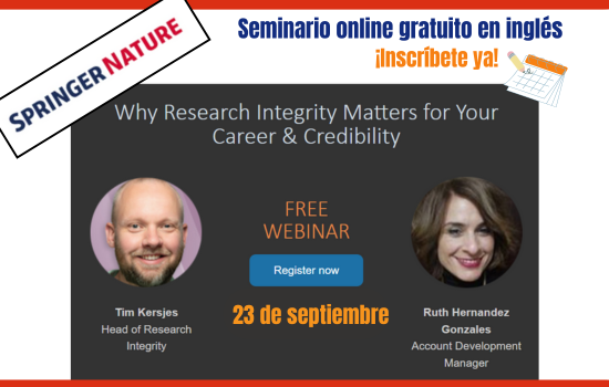 Seminario web de Springer Nature