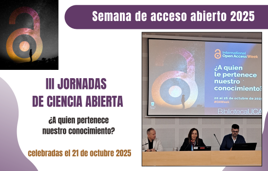 Celebramos las III Jornadas de Ciencia Abierta
