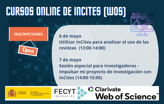Cursos online de Incites (WOS)