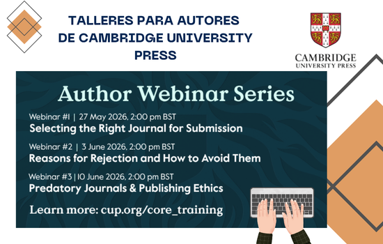 Talleres para autores de Cambridge University Press