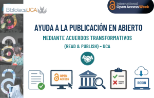 Publica en abierto con la ayuda de la Biblioteca