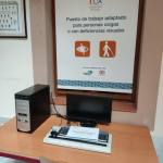 Puesto de consulta adaptado (HUM)